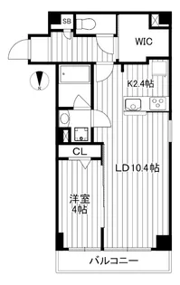 アルファコート下赤塚【2階】の間取り