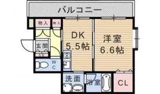 サウスサイド武庫之荘【3階】の間取り