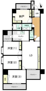 エスポア天白【2階】の間取り