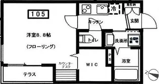 エンゼ桜新町【1階】の間取り