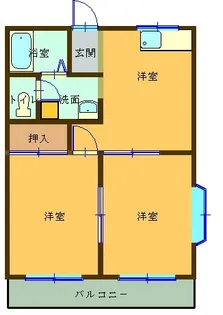 センチュリーマンション【2階】の間取り
