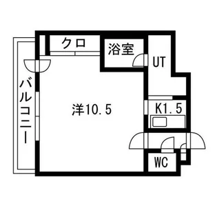 セントポーリア八番館【7階】の間取り