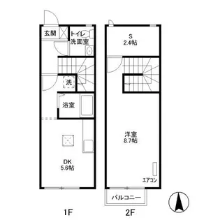 グリーンコート壱番館の間取り