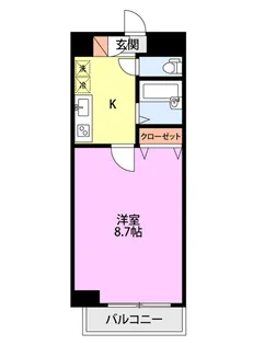 オルザス新潟【7階】の間取り