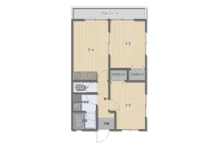 サニーヒルズイセリ【1階】の間取り