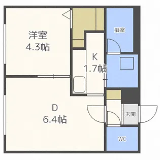 フレンズN20【3階】の間取り
