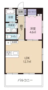 ゴールドアルモ経塚【5階】の間取り