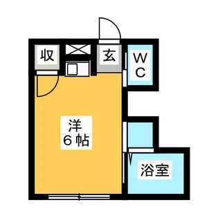 モンパオ21 北棟【2階】の間取り