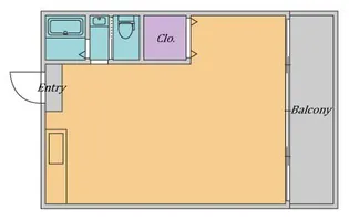 垣内マンション【1階】の間取り