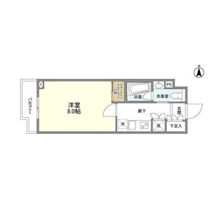 コンフォリア桜上水【2階】の間取り