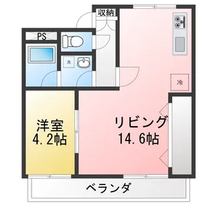 メゾンブレス【2階】の間取り