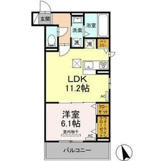 カーサ【3階】の間取り