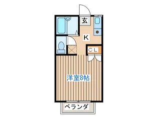 グランデュールパピヨンA棟【1階】の間取り