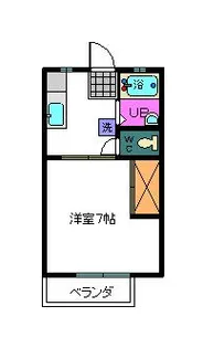 サンシティ山田【1階】の間取り