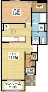 セイバリー ヴィラI【1階】の間取り