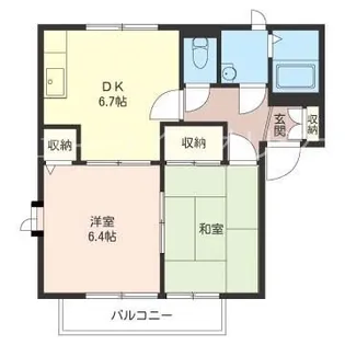 キャッスル山金【1階】の間取り