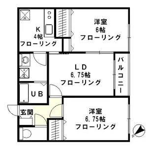 K・HouseI【2階】の間取り