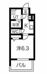 ファステート鶴舞駅前リヴェール【7階】の間取り
