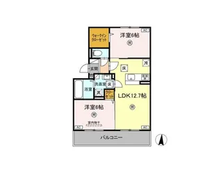 エウレカ 玉名駅前【3階】の間取り