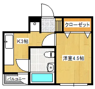カサベルデ本町【6階】の間取り