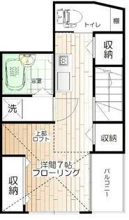 ブライトステージ大和町【2階】の間取り