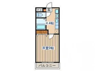 リーフハイツ【2階】の間取り