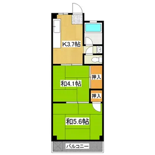佐久間マンション【3階】の間取り