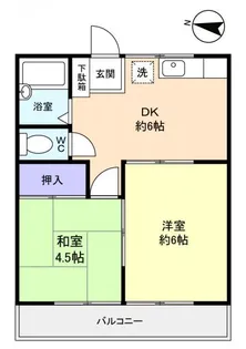メロディハイツ【2階】の間取り