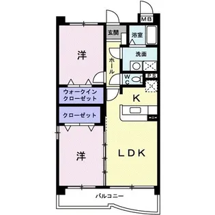 グランディール・S【2階】の間取り