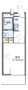 レオパレスグリーンピット【2階】の間取り