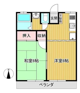 YSマンション【2階】の間取り
