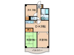 ヴェーラエレガンテ【2階】の間取り
