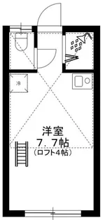クレセール田端【1階】の間取り