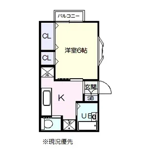 シャトル加茂【2階】の間取り
