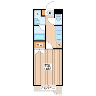 メゾンドールヘンミ【2階】の間取り