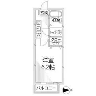 クリエイト太子【2階】の間取り