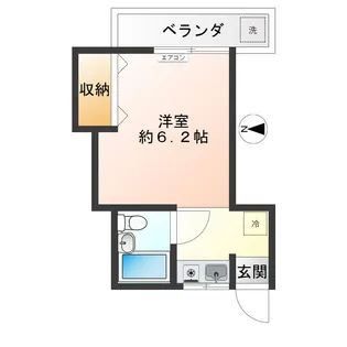 第一富喜荘【2階】の間取り