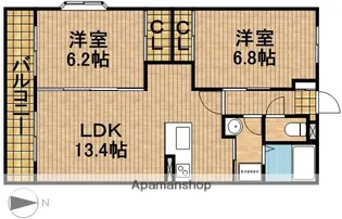 アネーロ【3階】の間取り