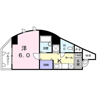 フレール【3階】の間取り