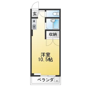 コーポリバティ【3階】の間取り