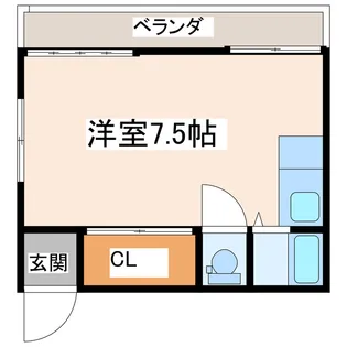 コーポじゅん【2階】の間取り