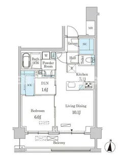 オアーゼ池上テラス【6階】の間取り