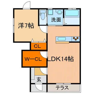 ラミエーラ III【1階】の間取り