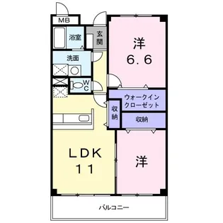 ルピナス【1階】の間取り