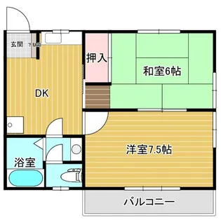 第三宍倉アパート【2階】の間取り