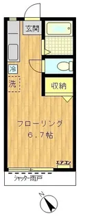 サウスコート【1階】の間取り