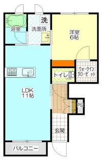 シャーメゾンカーサ【1階】の間取り