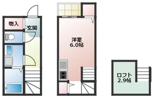 ルークス名古屋の間取り