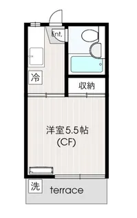 リトルハイツ【1階】の間取り