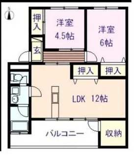 TAIZAN【4階】の間取り